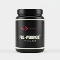 FITNEXA PRE-WORKOUT Coconut Blast – Front View