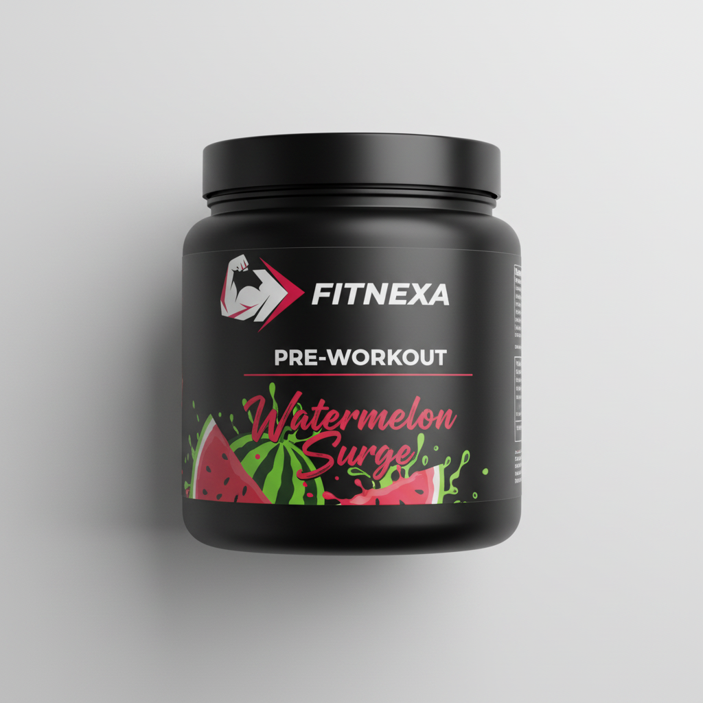 FITNEXA Watermelon Surge Pre-Workout – Top Perspective